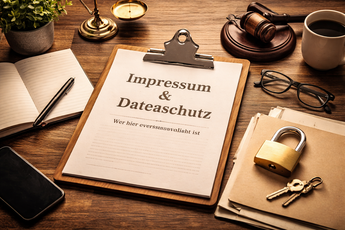 Impressum & Datenschutz – Wer hier verantwortlich ist